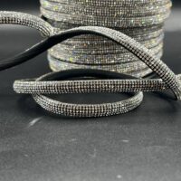نوار نگین دار برجسته رنگ مشکی