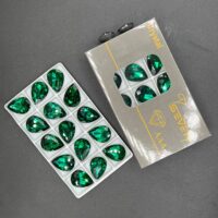 نگین مدل اشک سبز یشمی