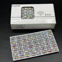 نگین اشک هفت رنگ 14*10